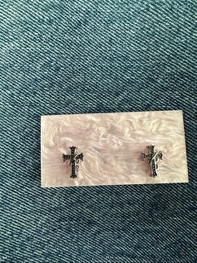 NWOT Nordstrom Rack Cross Studded Earrings